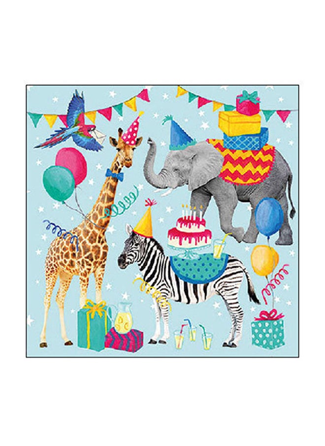Ambiente - Ambiente Small Animal Birthday Napkins - Image 1