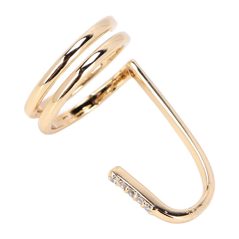 Fashion Nail Ring: 2.3 X 1.5cm Electroplated Copper Nickel-Free - Non-Nail-Harming Easy Wear Fingernail Ring for Party Dance Wedding Daily Use Lady Gift - Image 2