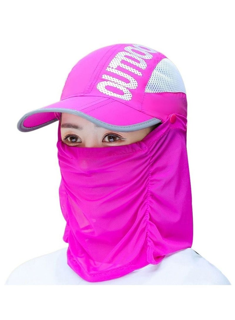 DubaiGallery Folding Beach Outdoor Sports Breathable Mask Quick Drying Women Men Sun Hat.  - Image 1