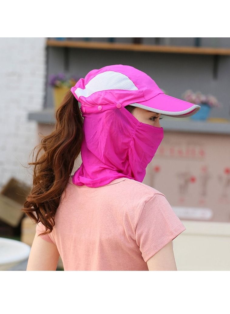 DubaiGallery Folding Beach Outdoor Sports Breathable Mask Quick Drying Women Men Sun Hat.  - Image 3