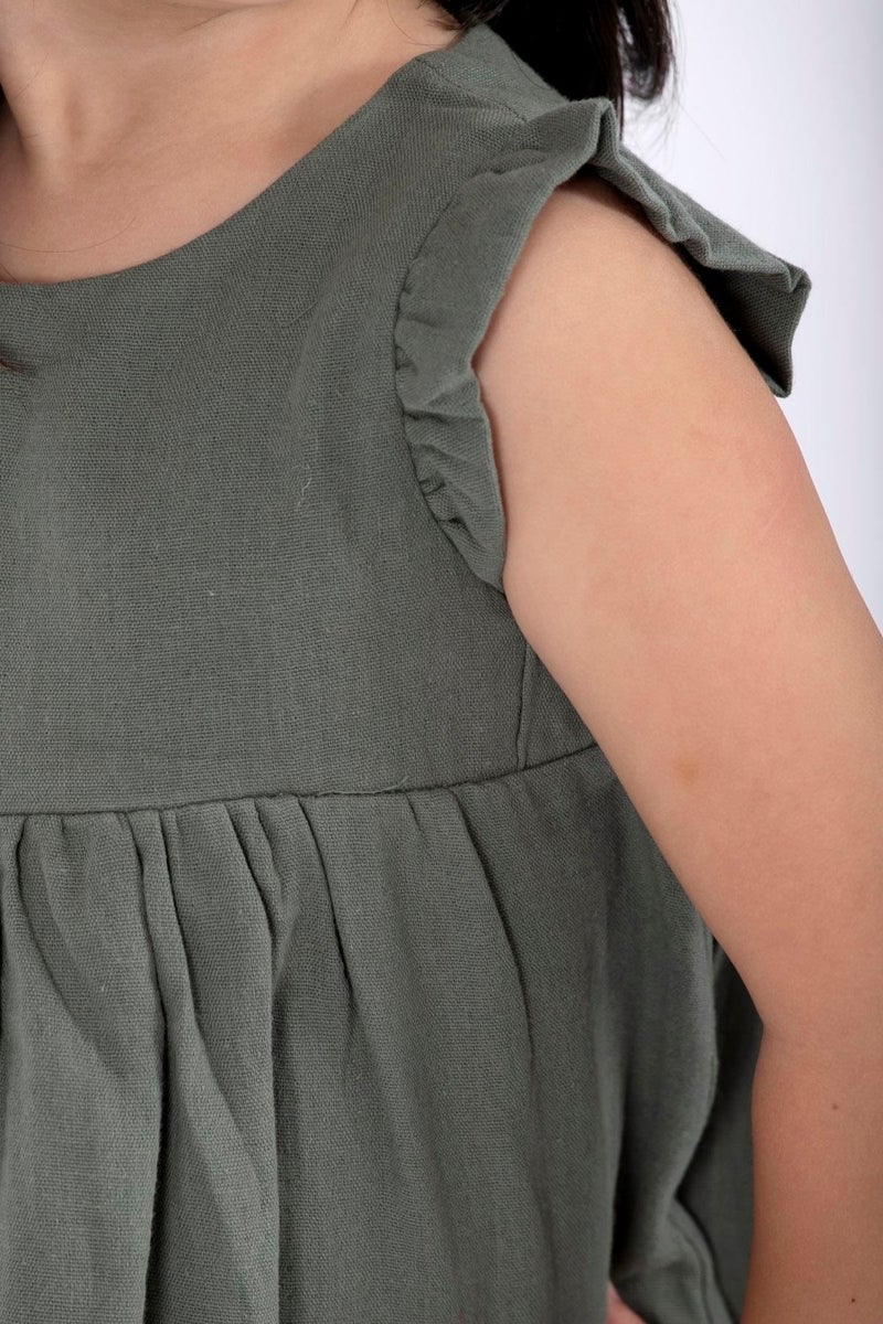 Zepkids Sleeveless Ruffle Dress  - Image 2