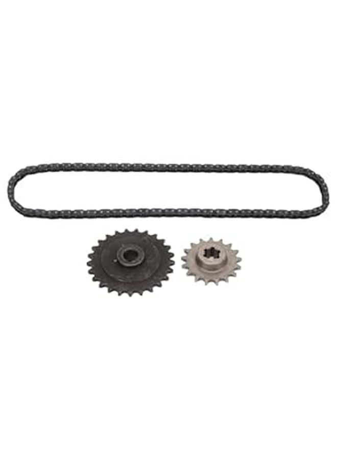 T8F 17T Front And Rear Sprocket Set With 116 Link Chain For 33cc 43cc 49cc Go Kart Mini Scooter - Image 1