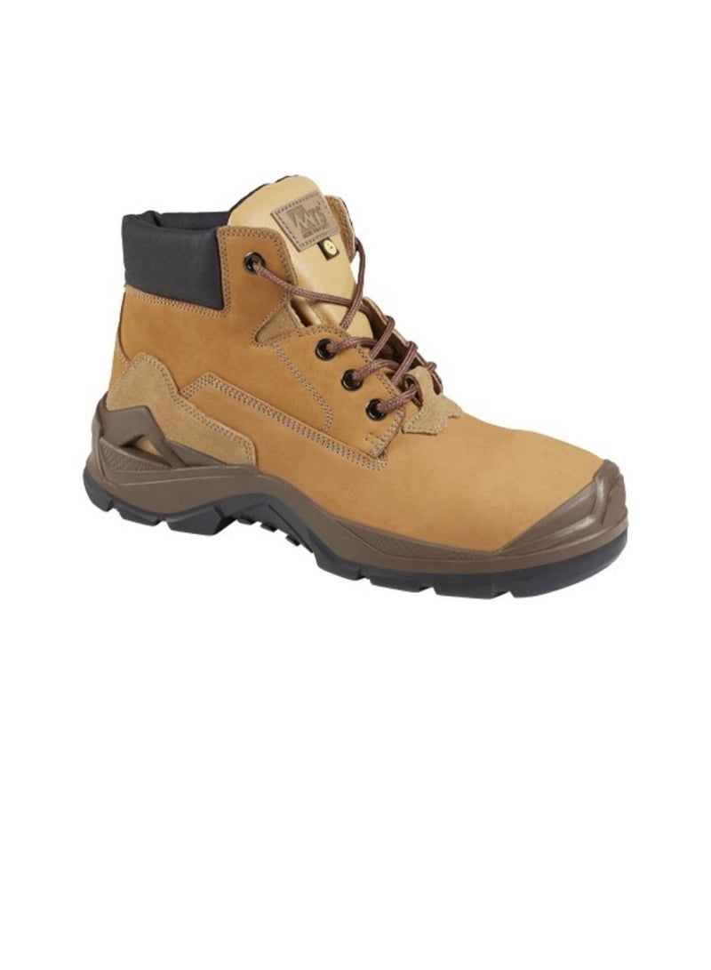 Honeywell MTS By Honeywell Professionals Engineers Leather ESD Protected Safety Shoes, Mesh Breathable Lightweight Comfortable Steel Toe Industrial Construction Slip Resistant Boot (U.E 40 - UK 6.5) - Image 1