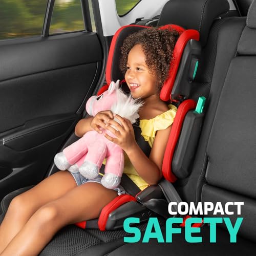 Mifold Hifold Adjustable Kids High Back Booster Car Seat with Strap – Slate Grey - Image 5