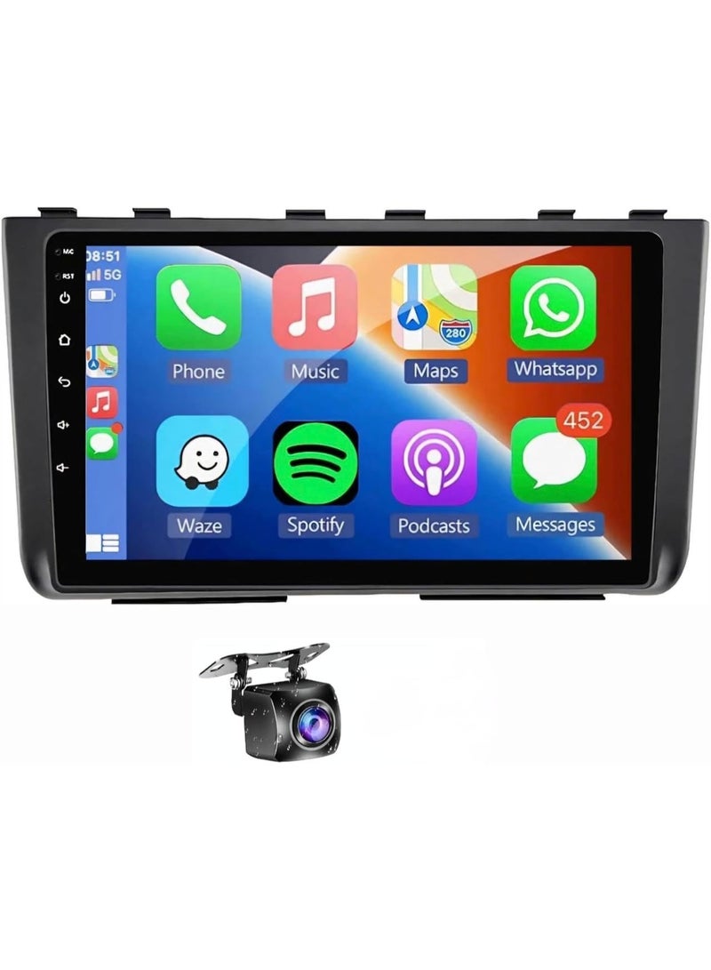 SHEZA STAR Android Car Stereo for Hyundai CRETA IX25 2020-2023 6GB RAM 128GB ROM Support SIM Card, Carplay, M-Link Wi-Fi BT, Radio GPS, 9 Inch IPS Touch Screen with AHD Camera Included - Image 1
