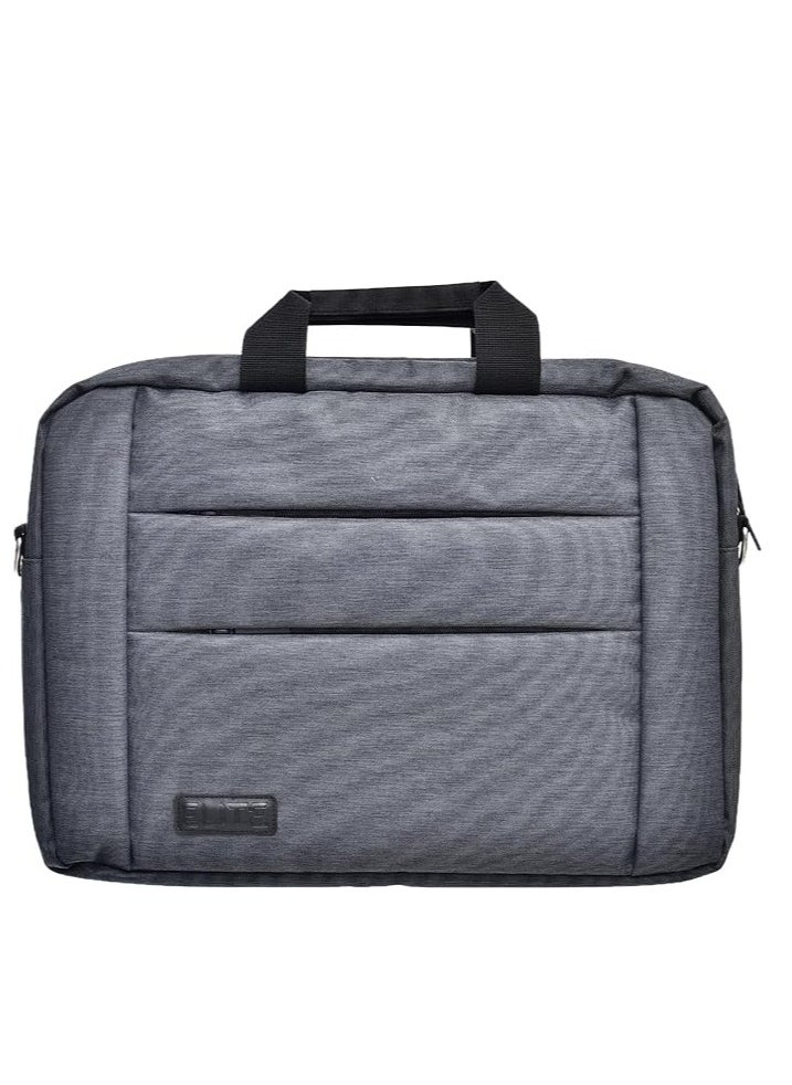 Elite Elite Fabric Elegant Case And Rear Zipper Pockets Equipped Shoulder Strap Laptops 15.6 Inch - Grey - No:GS102  - Image 1