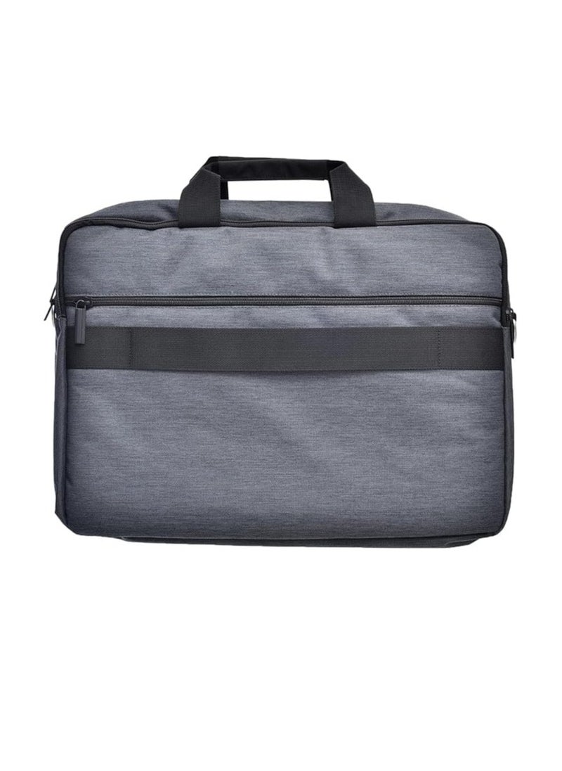 Elite Elite Fabric Elegant Case And Rear Zipper Pockets Equipped Shoulder Strap Laptops 15.6 Inch - Grey - No:GS102  - Image 3