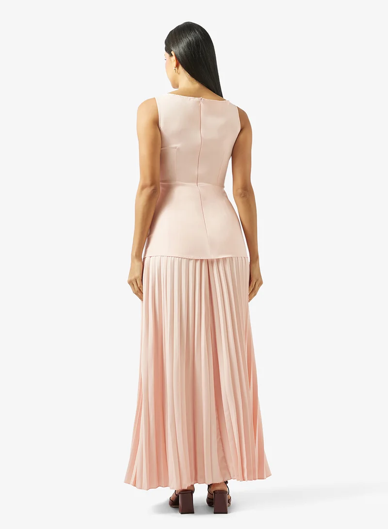 ELLA Dress With Sheer Hem