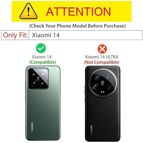 Kapa Soft Full Fabric Protective Back Case Cover for Xiaomi 14 (5G) | Shockproof Slim Hard Anti Slip Back Case (Black) - Image 2