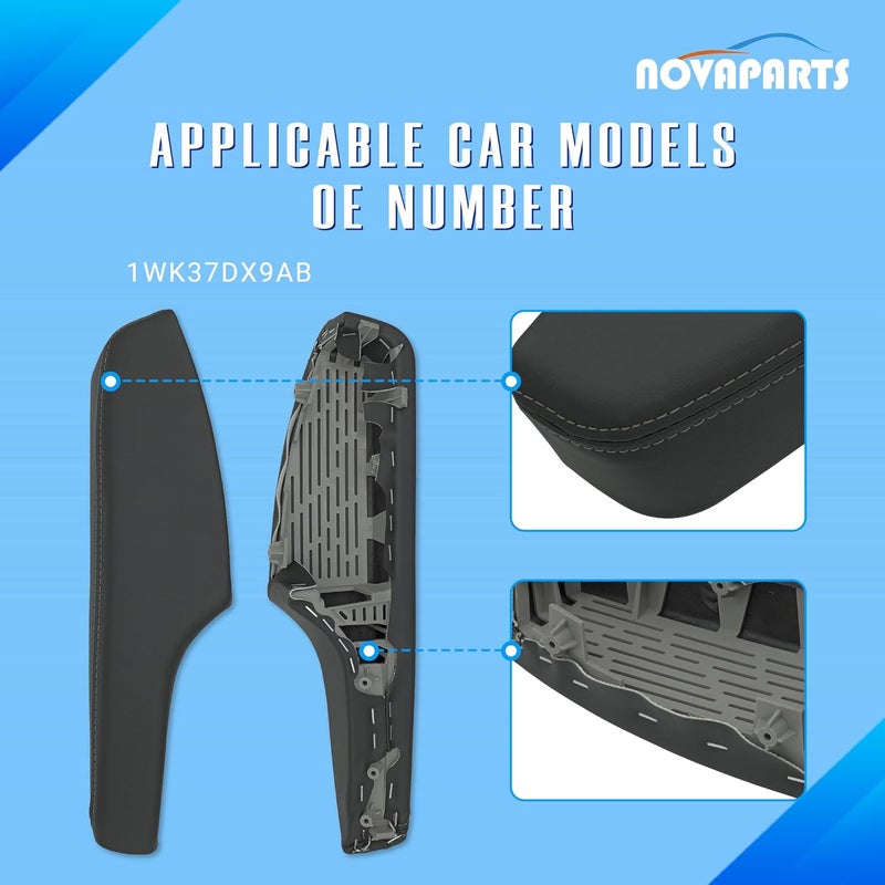 NOVAPARTS Left Driver Side Door Trim Armrest for Chrysler 300 & Dodge Charger - Image 3