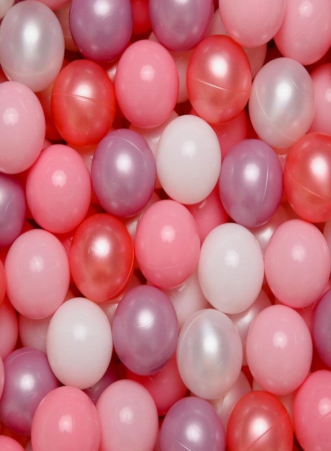 GOGOSO Ball Pit Balls for Toddlers Dogs Baby, 2.2 Inch Pastel Play Ball Toys Kid Ballpit, Bounse House, Birthday, Tent, Party,100 pcs, Pink Purple - Image 1