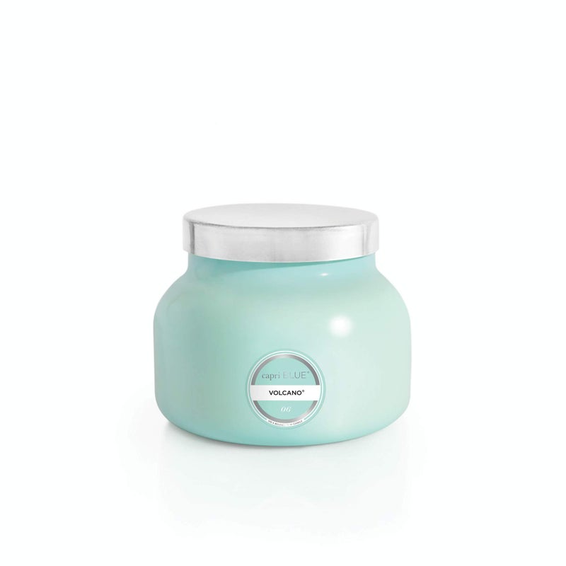 Capri Blue Volcano Candle - Aqua Signature Jar Luxury Candles Soy with Notes of Sugared Citrus & Tropical Fruits Scented for Home (19 Oz)
