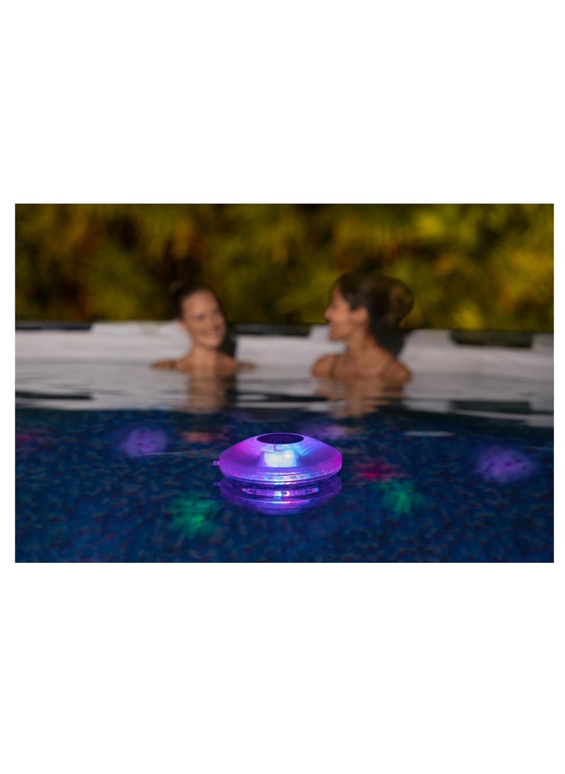 بست واي Bestway Flowclear Float Bright Waterproof LED Pool Light 7 Modes of Colors -  No: 58419  - Image 5