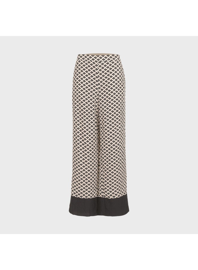 Zara women's Floral Wide-leg Pants With Loose Urban Style And Flowy Silhouette - Image 2