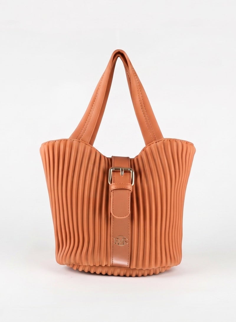 BMR Handbag - Model NK023 - Caramel - Image 1