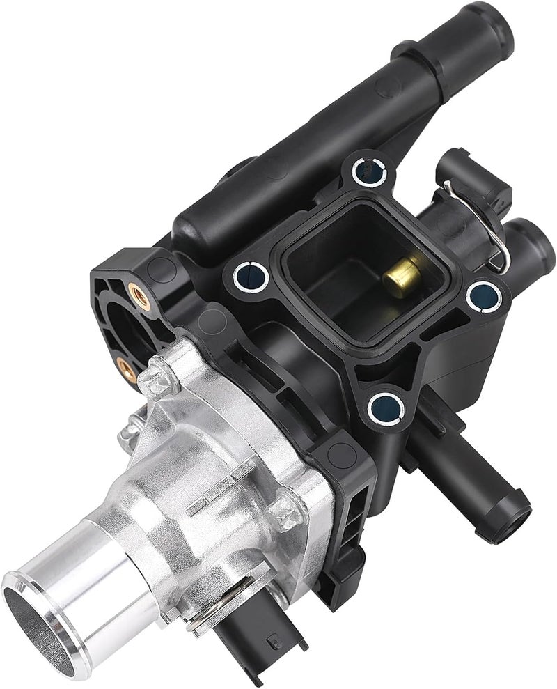 MNJWS Thermostat Housing with Gasket & Sensor - Compatible with 1.8L & 1.6L 2011-2016 Chevy Cruze, 2012-2018 Chevy Sonic, 2013-2018 Chevy Trax - Replace 25199824, 25192228, 902-033,15-81816 - Image 1