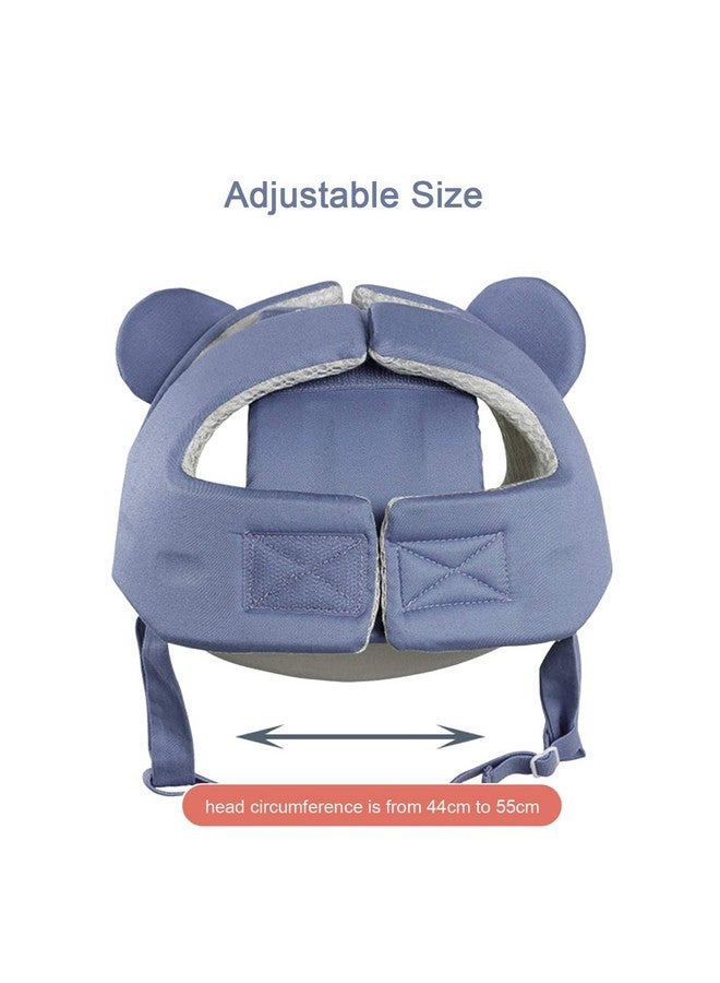 Ocanoiy Baby Infant Toddler Helmet Safety Headguard Head Protective Cushion Children Adjustable Safety Helmet Hat Harnesses Cap Kid Child Crawl Walk Playing (Grey)  - Image 4