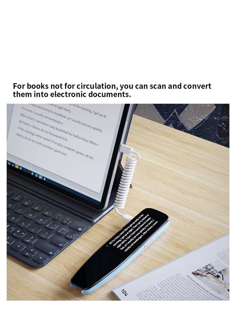 Generic - Scan Reader Pen 16GB Dictionary Mobile Scanner Translator Scanning Pen 112 Language OCR Digital Reader Pen Voice Translator Device Text Phonetic Multilingual Translation - Image 1