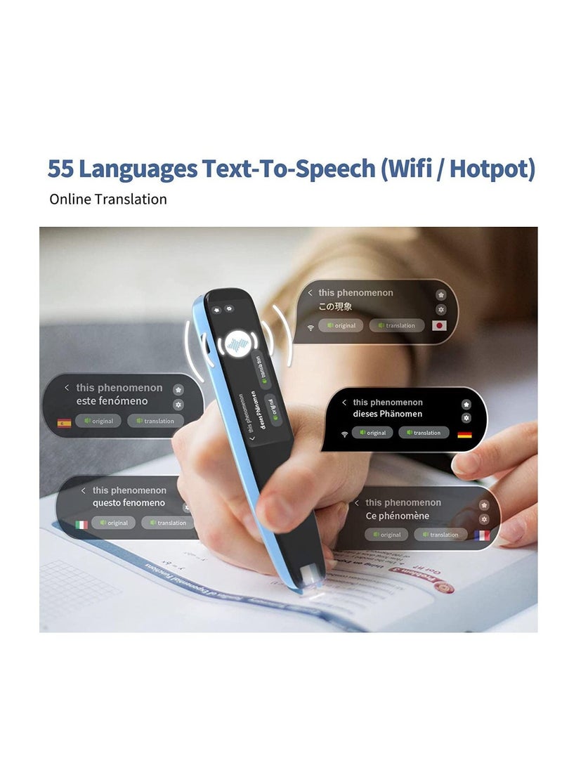 Generic - Scan Reader Pen 16GB Dictionary Mobile Scanner Translator Scanning Pen 112 Language OCR Digital Reader Pen Voice Translator Device Text Phonetic Multilingual Translation - Image 1