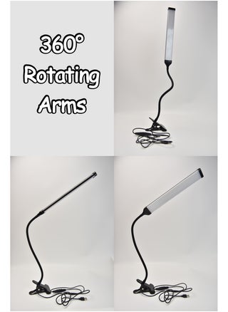 Ajustable LED Desk Lamp with Clamp (New Stand) Home & Office Good Quality lamp Eye Caring 3 Color Modes Dimmable Flexible - pzsku/Z07E85CDBCE5C2A22ACA2Z/45/_/1736306754/a6d77267-1251-475f-9775-06ed2bbdc348