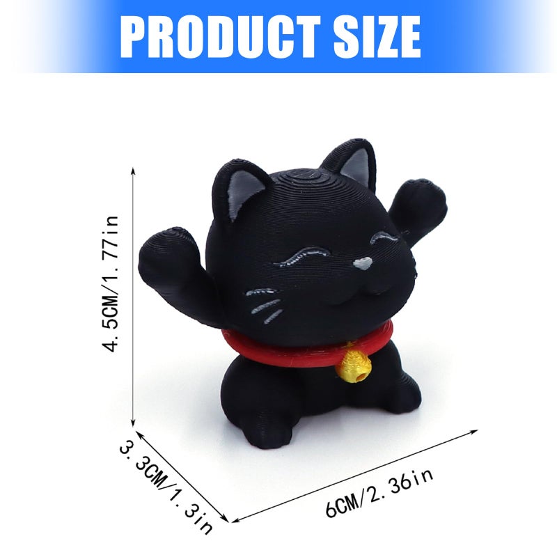 Retractable Cat Sculpture Expandable Stress Relief Toy Style 4 For Home Office Decor - Image 5