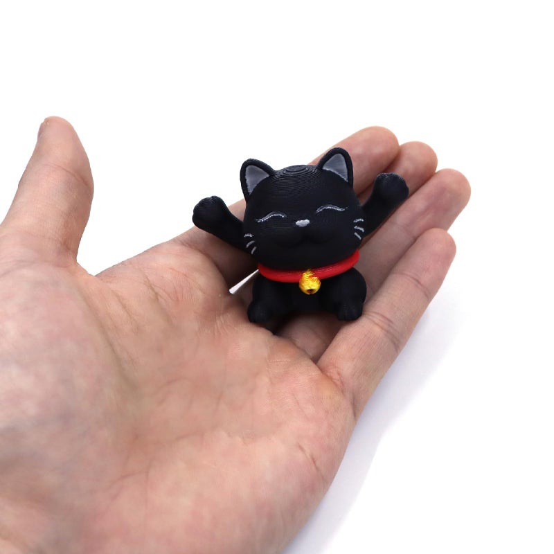 Retractable Cat Sculpture Expandable Stress Relief Toy Style 4 For Home Office Decor - Image 4