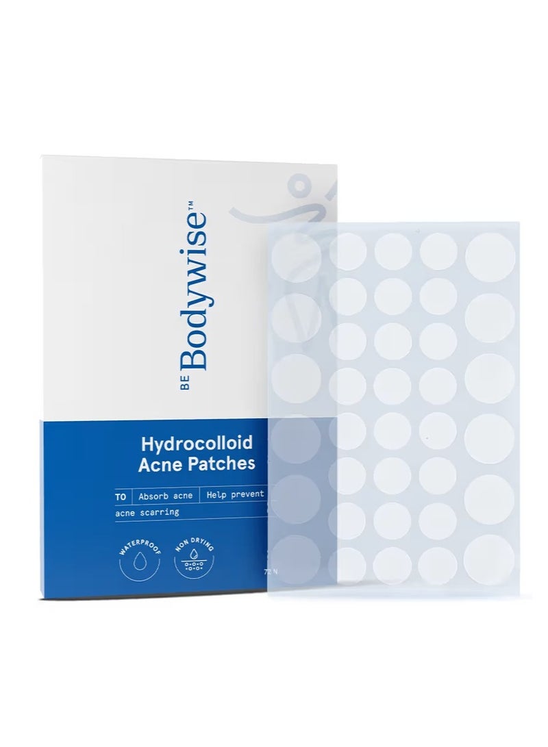 Be Bodywise Bodywise Be Bodywise Acne Pimple Patch For Women (24 Dots | 3 Sizes) | Absorbs & Flattens Acne Overnight | Waterproof | Reduces Excess Oil, Shrinks Pimples & Clears Pores | For All Skin Type - Image 1