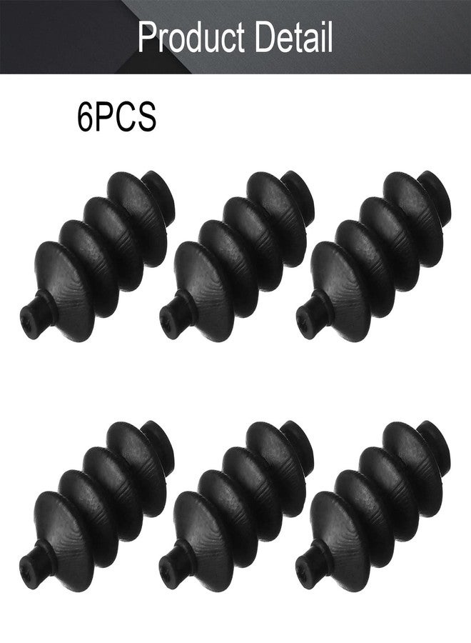 Fielect 6Pcs Waterproof Push Rod Rubber Seal Bellow 32mm for RC Boat - Image 4