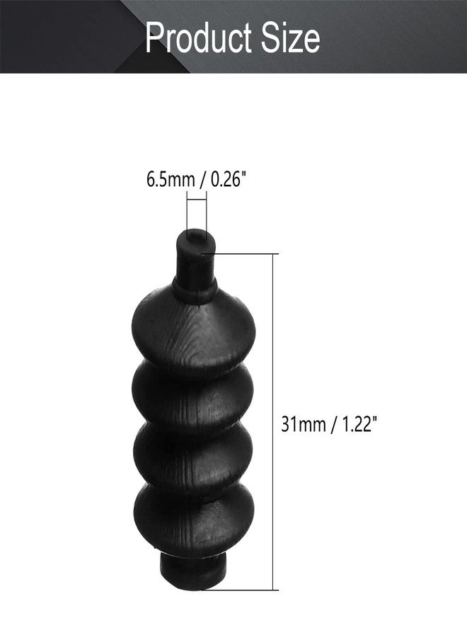 Fielect 6Pcs Waterproof Push Rod Rubber Seal Bellow 32mm for RC Boat - Image 2