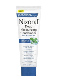 Nizoral Nizoral Deep Moisturizing Conditioner with Mint & Tea Tree Oil for All Hair Types - Free of Sulfates, Parabens, Artificial Fragrances and Dyes, 9.4 oz  - Image 1