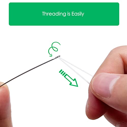 Xmada 4 PCS Beading Needles - 6.7 inches Clip-Style Beading Needles for Bead Spinner, 0.7mm Diameter, EfficientSturdy Beading Needles for Jewelry Making (4-Straight/0.40.50.60.7mm), Silver - Image 5