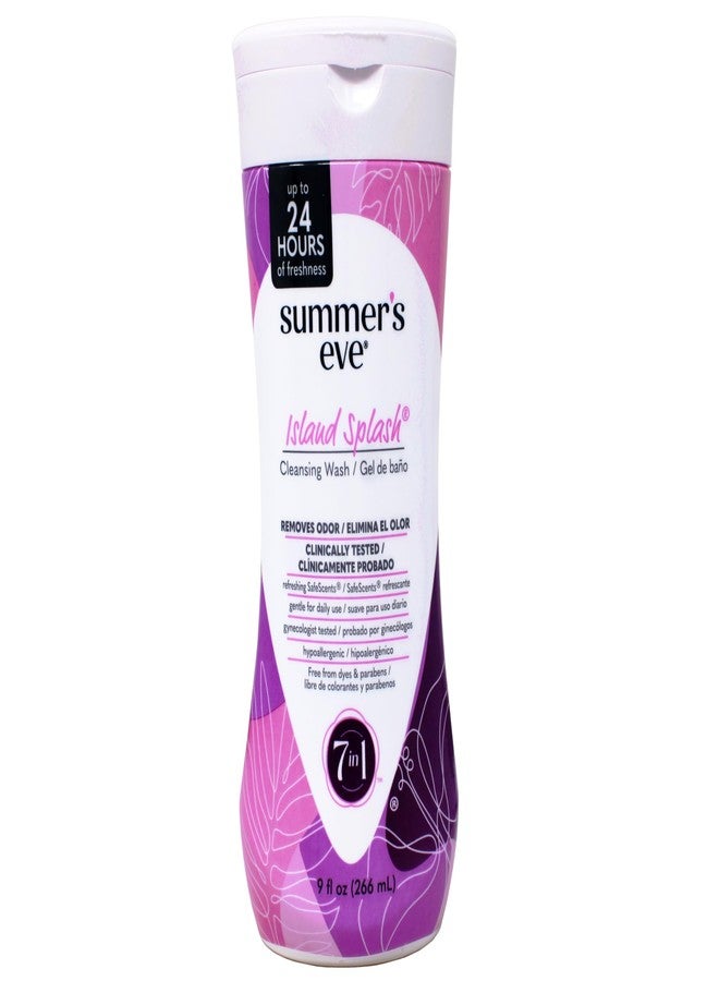 Summer's Eve Island Splash Feminine Cleansing Wash, Daily Intimate Wash, Removes Odor, pH Balanced, Gentle for Sensitive Skin, 9 Ounce (Pack of 1 - Image 1