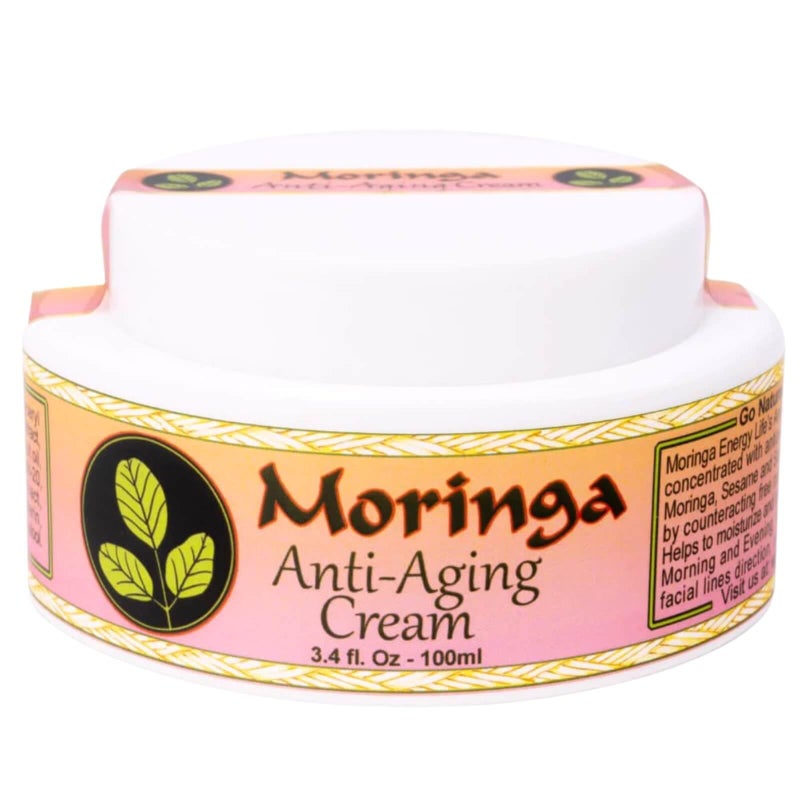 Moringa Anti Aging Cream 13 Natural Herbs with Antioxidants 3.4 oz - Image 1