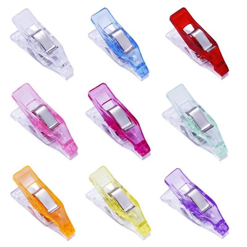 Color Plastic (Small Clip) Sewing Tools Material Wrapping Sealing Clip Home Office Stationery - Image 1