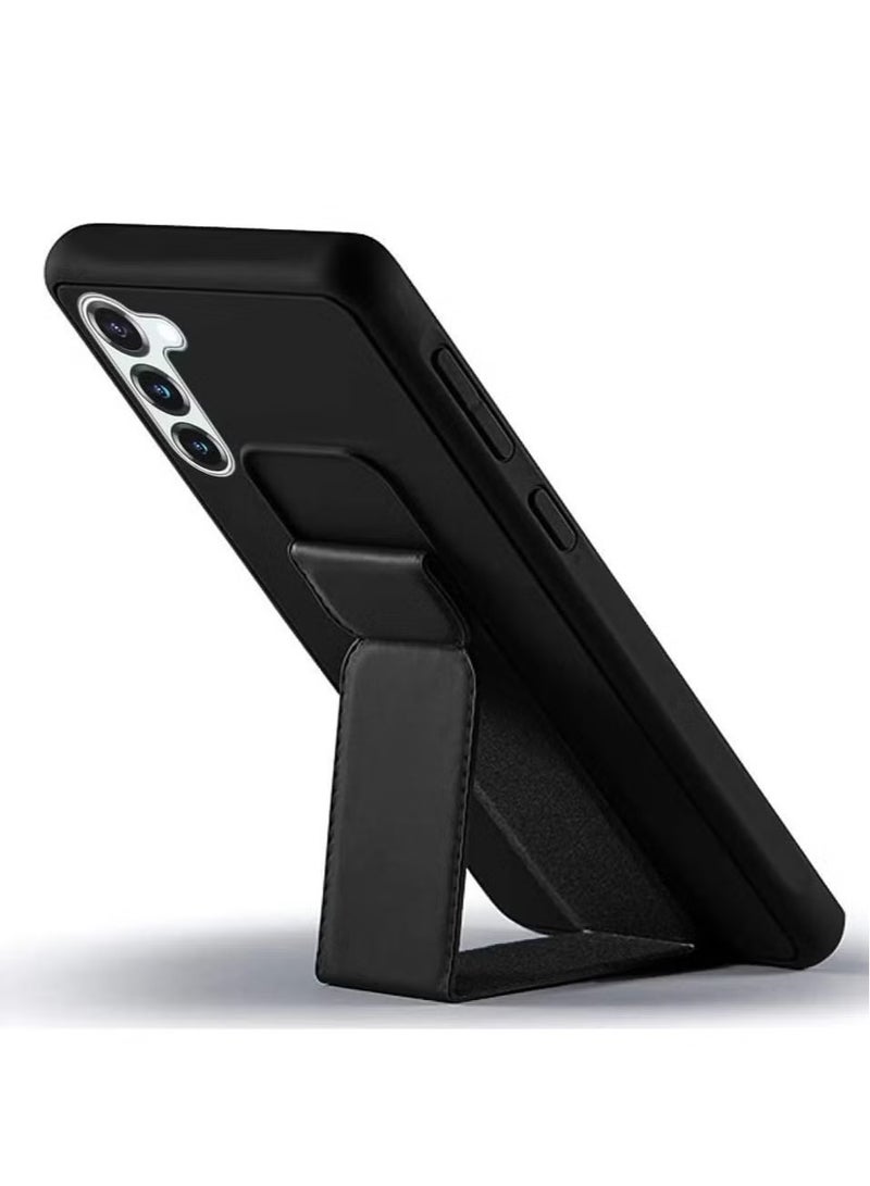 ELTRAZONE Samsung Galaxy S24 FE Case Cover – Magnetic Car Holder Silicone Grip Case with Wrist Strap – Full Protection for Galaxy S24 FE – Horizontal & Vertical Stand, Shockproof Silicone Grip - Image 5