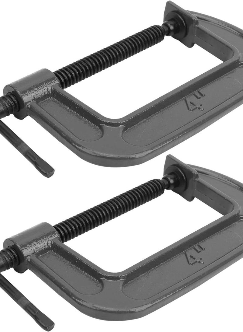 GGOOT 2Pcs G Clamp, G‑Type Woodworking Malleable Steel Fixed Industrial Strength Hardware Tool - Image 3