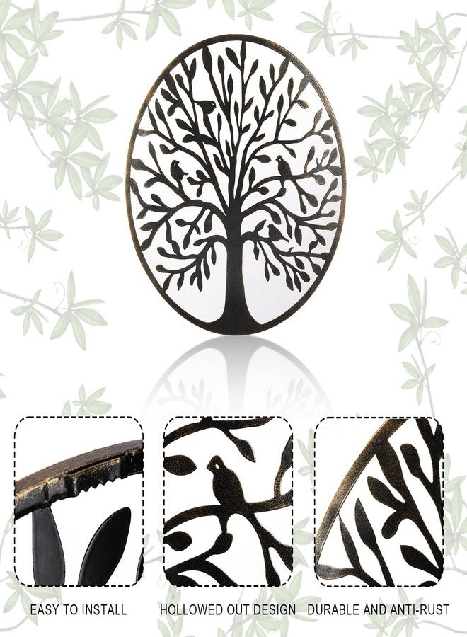 Bdor 20-Inch Tree of life wall art, Metal wall art decor, Celtic decor,steel roots decor Perfect for Birthdays, Anniversaries, Housewarming Gifts for Indoor Outdoor Metal Wall Decor (Classic Style) - Image 4