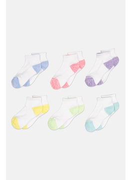 Kids Girl 6 Pair Brand Logo Terry Crew Socks, White - pzsku/Z07E908116A2B8A6D634CZ/45/_/1740319943/1a94c40c-ed90-4b7e-bf54-46d47b98758f