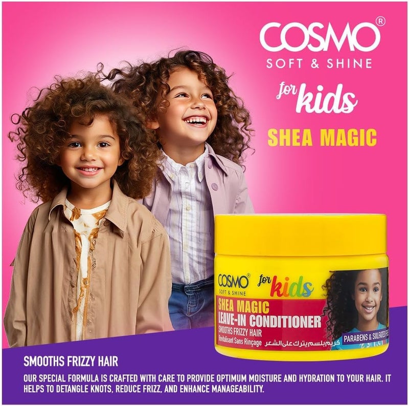 Cosmo Soft & Shine Shea Magic Leave-In Conditioner for Kids - 325g - Image 2
