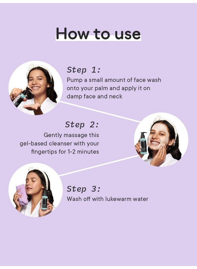 Quench Gentle Cleansing Gel Face Wash With Salicylic Acid & Birch Juice Enzymes | Gently Exfoliates With Biodegradable Beads For Smooth, Clear Skin | Brightens & Hydrates Skin | Made In Korea (100Ml)