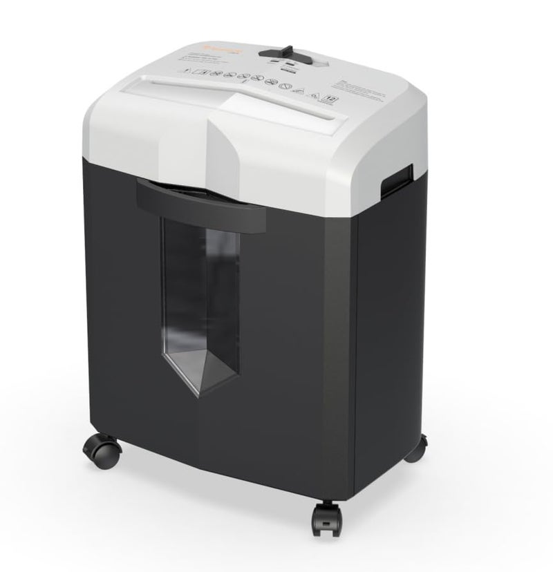 Bonsaii 12-Sheet Micro Cut Paper Shredder, 60-Minute P-4 High Security Shredders for Home Office, Shreds CD/Credit Card/Mail/Staple/Clip, Jam-Proof System with 4.2 Gal Pullout Bin (C266-BW) - Image 1