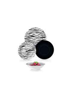 Luminarc Dinnerware Set, 24 Pieces, Black TpKH008  - Image 2