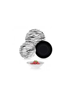 Luminarc Dinnerware Set, 24 Pieces, Black TpKH008  - Image 1