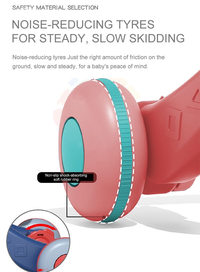 ما بيبي 2 في 1 مشاية طفل ، مشاية دفع مضادة للانقلاب ، مشاية تعلم الجلوس إلى الوقوف مع طاولة التعلم والموسيقى - Image 5