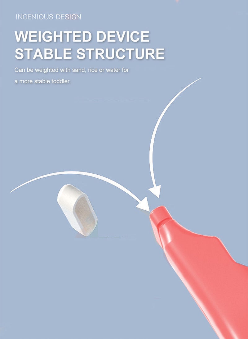 ما بيبي 2 في 1 مشاية طفل ، مشاية دفع مضادة للانقلاب ، مشاية تعلم الجلوس إلى الوقوف مع طاولة التعلم والموسيقى - Image 3