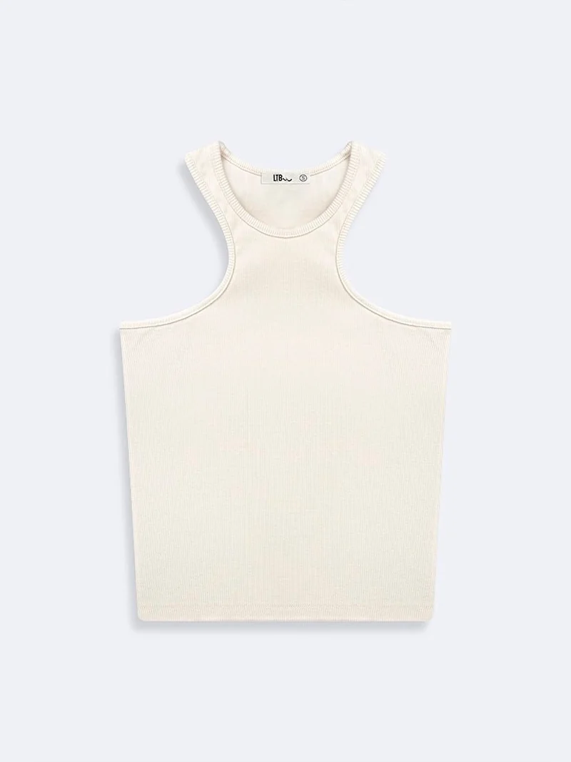 Women's Beige Tank Top