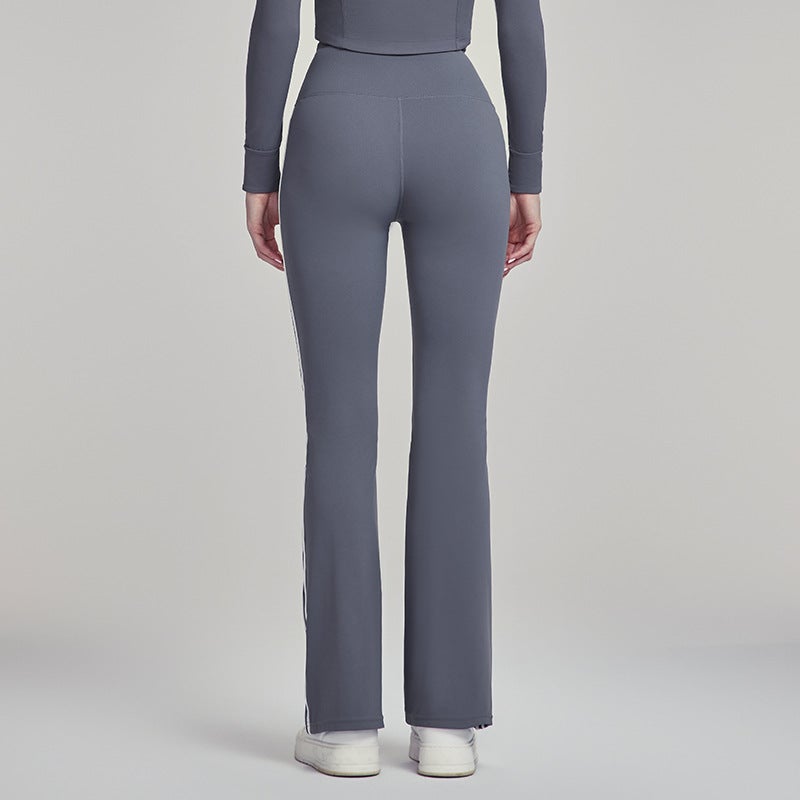 Ningbo Calorie High Waist Yoga Flared Pants – Slimming Wide Leg Fitness Trousers - Image 3