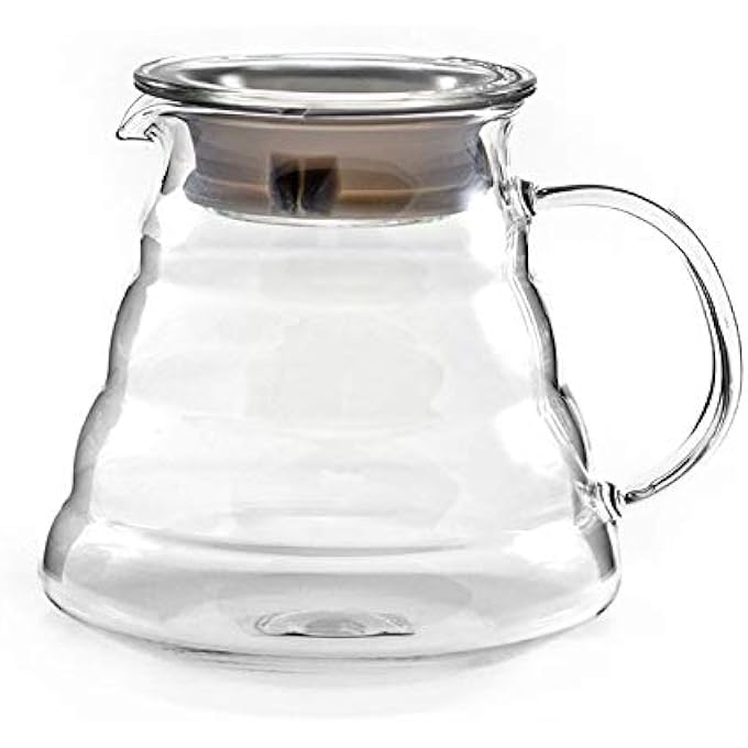 Hiware 20Oz600Ml Server For Hario Dripper Standard Glass Carafe Pot Keeps Coffee Warm Clear Try PourOver - Image 1