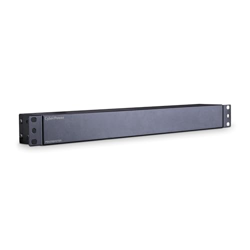 CyberPower سايبر باور PDU20BHVT8R وحدة توزيع الطاقة الأساسية، 200-230 فولت/20 أمبير، 8 مآخذ، تركيب على الرف 1U - Image 5