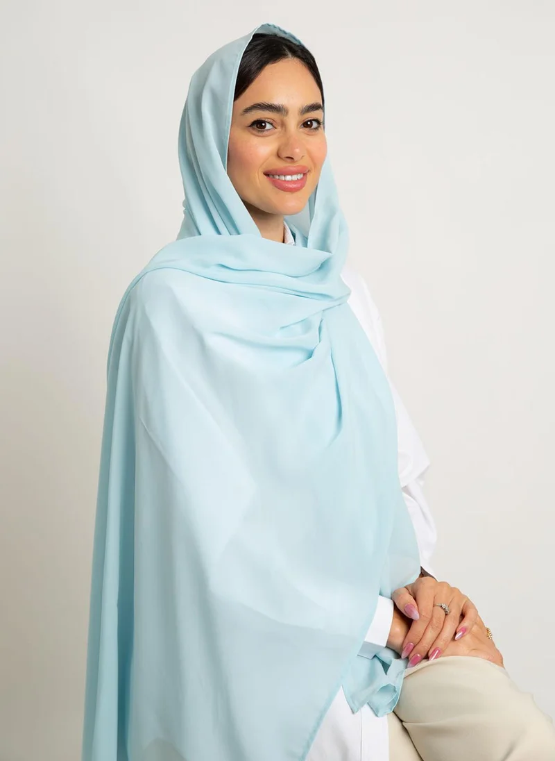 Kaafmeem Baby Blue Laser Tarha